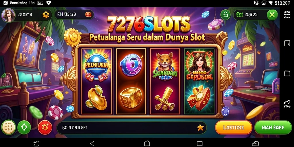 Tampilan gameplay seru dan tantangan menanti di 7276SLOTS.