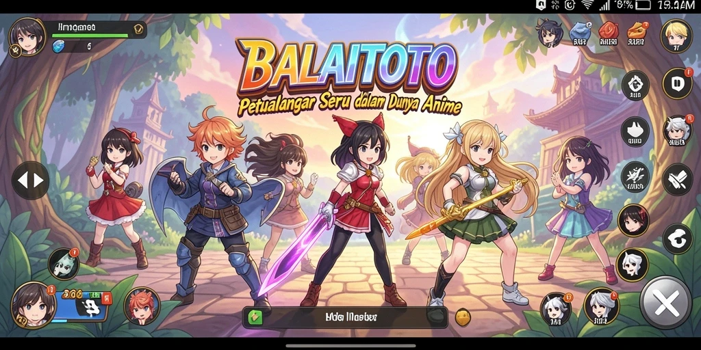 Screenshot <strong>BALAITOTO</strong> menampilkan pertempuran seru dalam dunia anime.
