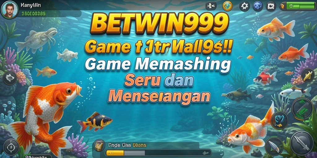 Screenshot permainan BETWIN999 menampilkan gameplay memancing yang seru.