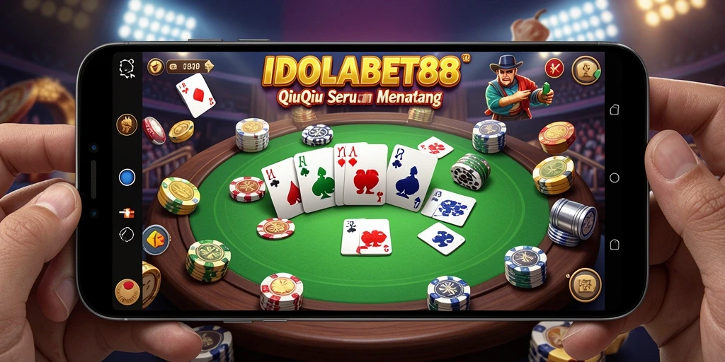 Screenshot gameplay QiuQiu IDOLABET88 yang menampilkan suasana permainan.