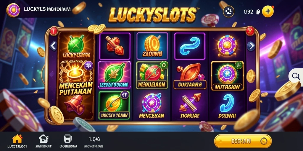 Screenshot menampilkan gameplay LUCKYSLOTS yang mencekam dan penuh ketegangan.