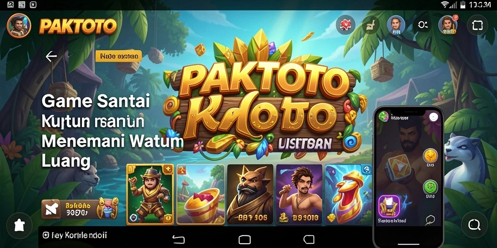 Tampilan gameplay PAKTOTO yang menarik dan penuh warna.