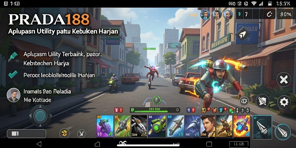 Tampilan aplikasi PRADA188 yang user-friendly dan fitur lengkap.