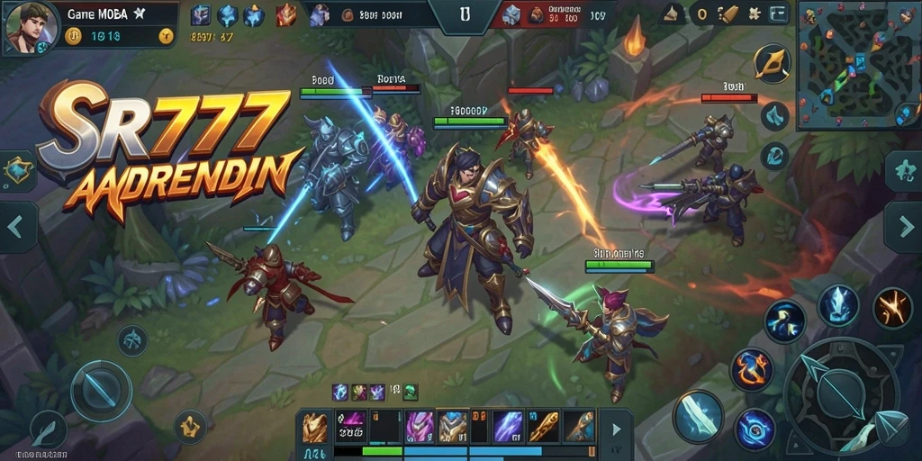 Gameplay seru SR777 dengan pertarungan strategis yang mendebarkan.
